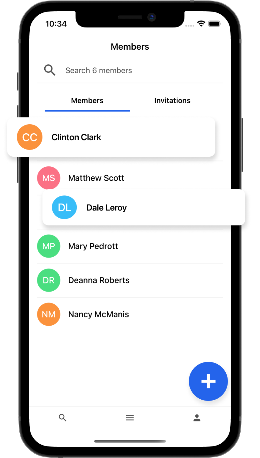 Picture of iPhone showing off Mezzo features