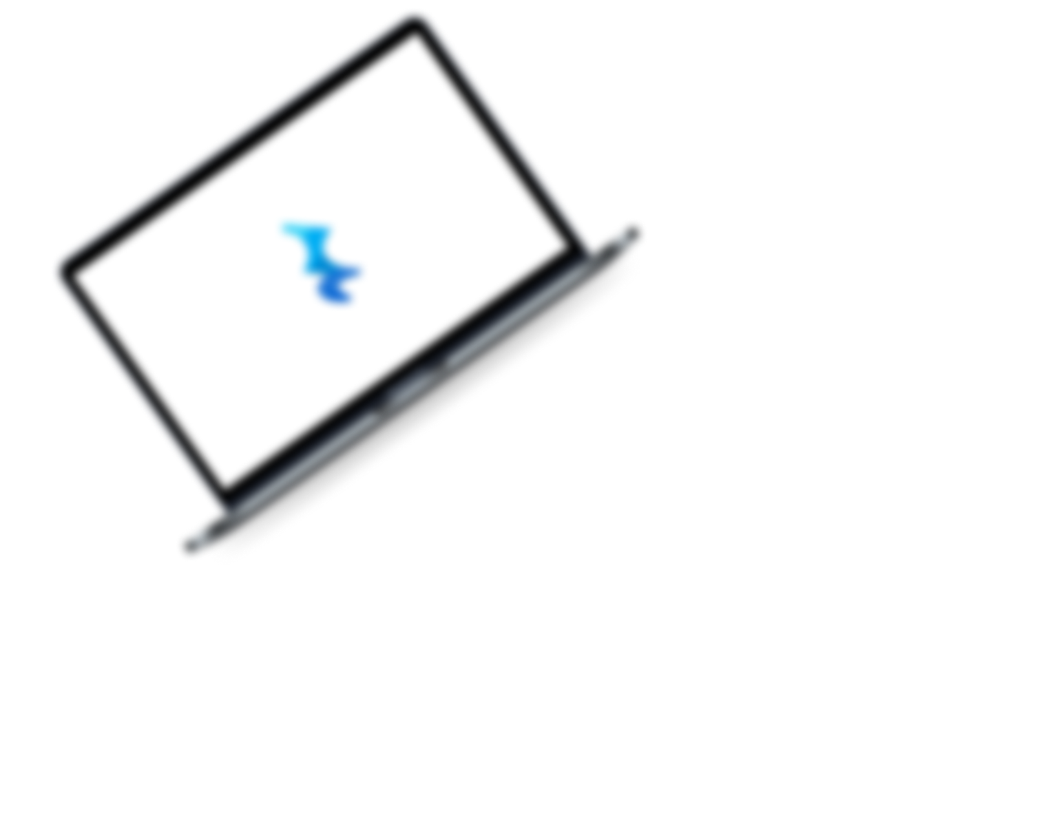 Picture of Macbook with Mezzo logo